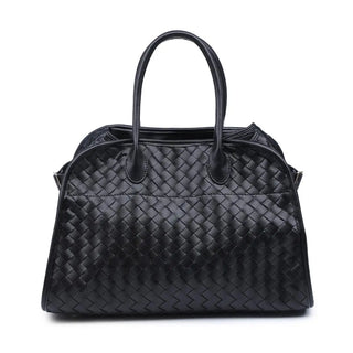 Rhonda Woven Tote | Black