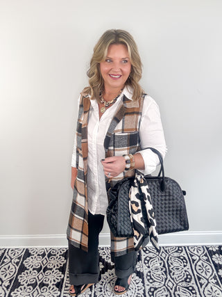 Rhonda Woven Tote | Black