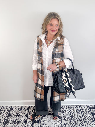 Rhonda Woven Tote | Black