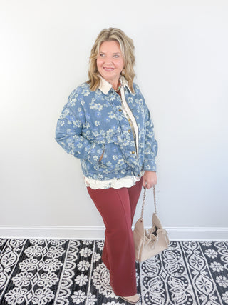 The Garden Collar Denim Jacket