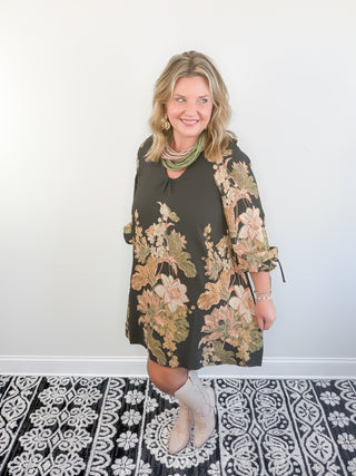 The Elegant Garden Mini Dress