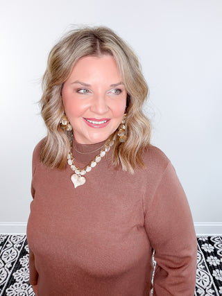 Timeless Ease Midi Dress | Coffee