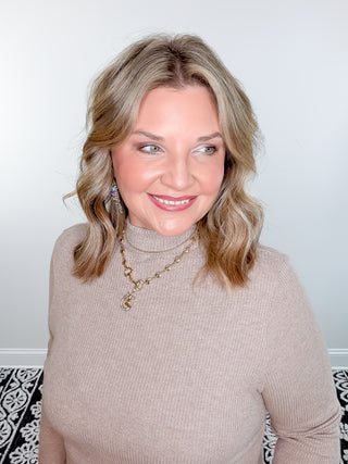 Ribbed In Style Sweater | Mocha