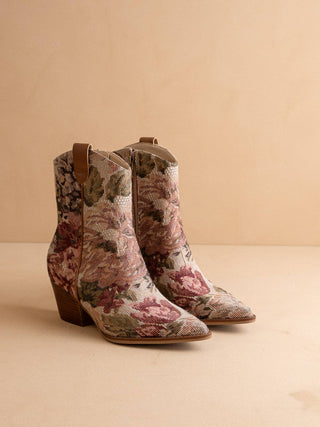Karina Tapestry Bootie