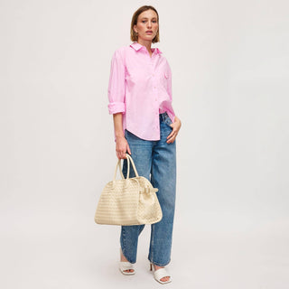 Rhonda Woven Tote | Ivory