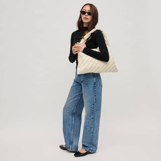 Allie Hobo Bag | Bone