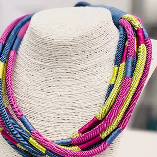 Boldly Yours Necklace | Periwinkle Multi