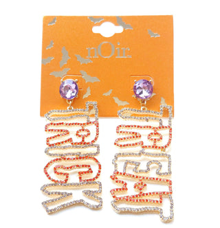 'Trick or Treat' Cut Out Drop Earrings