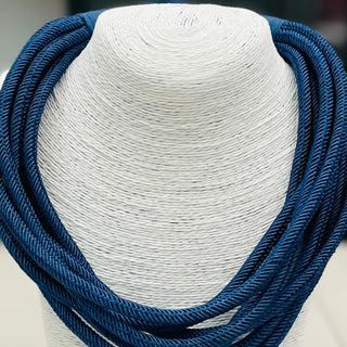 Boldly Yours Necklace | Navy Blue