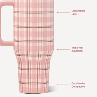 HydroJug Tumbler 32oz  | Pillow Talk Plaid