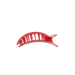 Calming Coral Small Round Flat Hair Clip