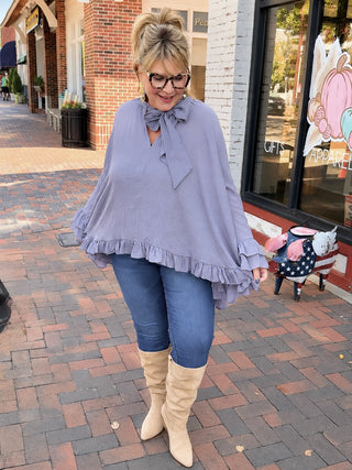 The Cascade Blouse | Grey