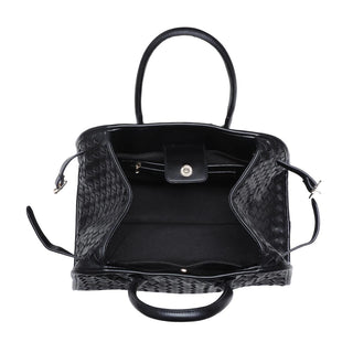 Rhonda Woven Tote | Black