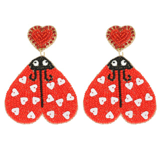 Love Bug Jeweled Earrings