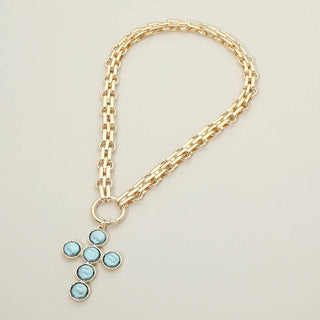 Pearl Grace Cross Necklace