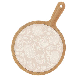 Bamboo and Ceramic Cheese Board