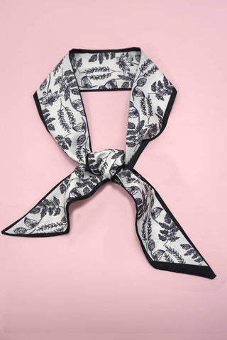 Silky Skinny Scarf Necklace Wrap