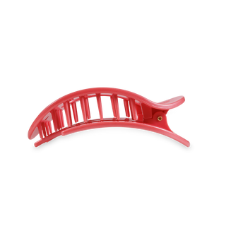 Calming Coral Medium Round Flat Hair Clip