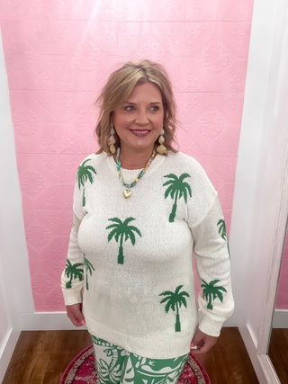 Seabreeze Palms Sweater
