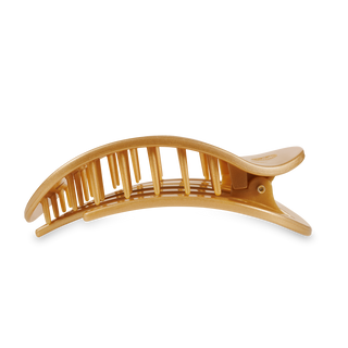 Champagne Toast Large Round Flat Hair Clip