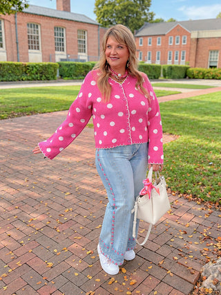 The Dotted Stitch Cardigan
