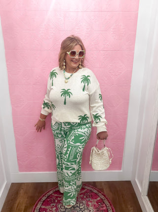 Seabreeze Palms Sweater