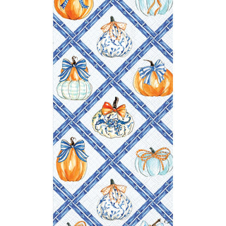 Chinoiserie Pumpkin Topiary Paper Guest Towels