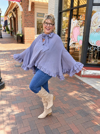 The Cascade Blouse | Grey