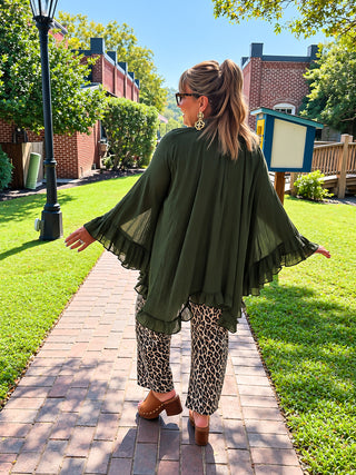 The Cascade Blouse | Olive