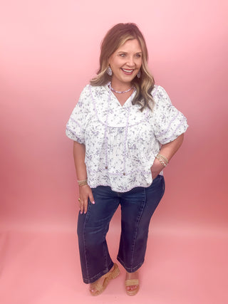 Lavender Whisper Blouse