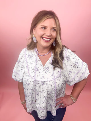 Lavender Whisper Blouse