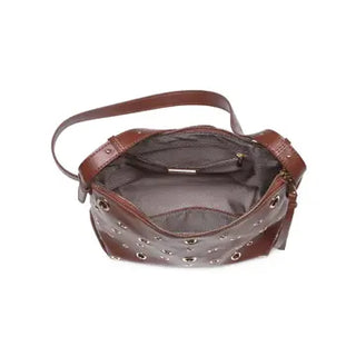 Taran Grommet Crossbody Chocolate
