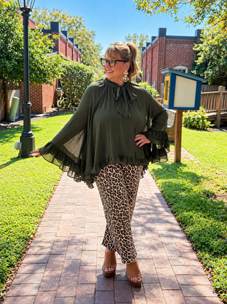 The Cascade Blouse | Olive