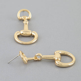 Horseshoe Toggle Earrings