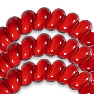 Scarlet Red Large Hair Ties