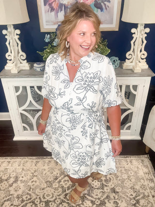 Seaside Garden Mini Dress