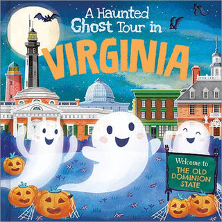 Haunted Ghost Tour in Virginia Hardcover Book