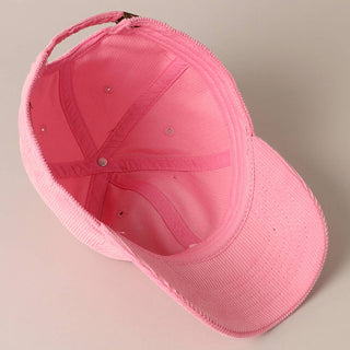 "Mama" Corduroy Baseball Cap