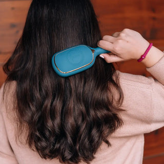 Teleties Detangler Hair Brush | Teal With It