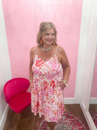 Petal Crush Mini Dress