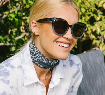 Montauk Sunglasses Multihorn/ Blue