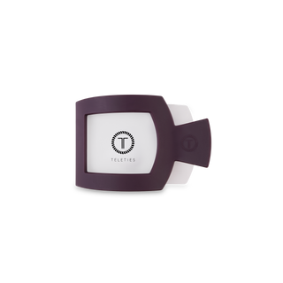 Burgundy Bliss Small Flat Square Hair Clip