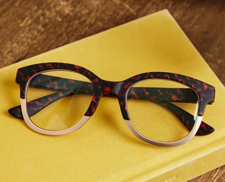 Georgia Reading Glasses Leopard Tortoise/Gold