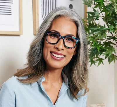 +1.75 Luster Reading Glasses Marine Quartz/Marine