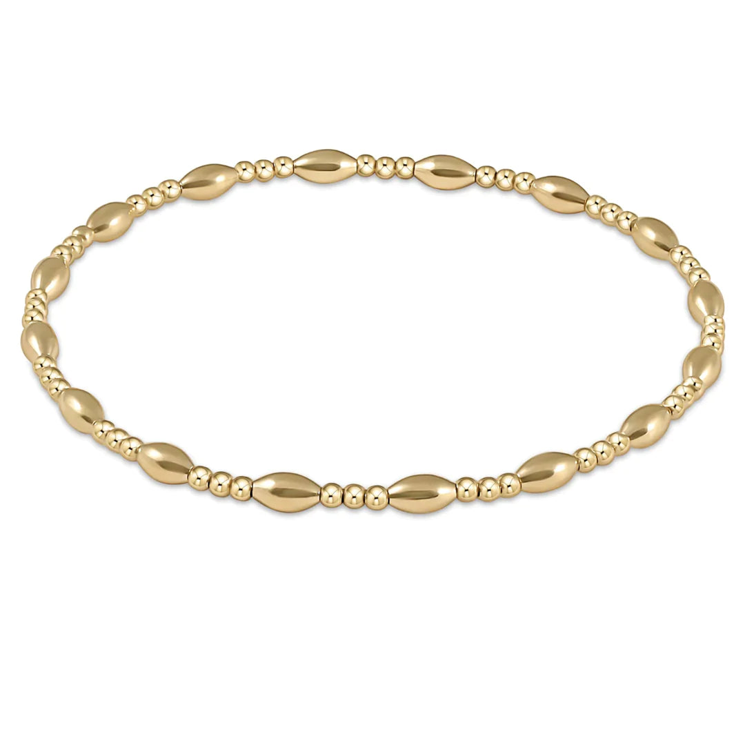 Enewton Extends - Harmony Sincerity Pattern 2mm Bead Bracelet - Gold
