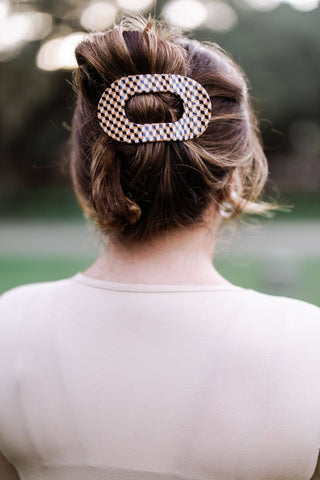 Gone Glamping Large Round Flat Hair Clip