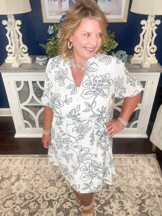 Seaside Garden Mini Dress