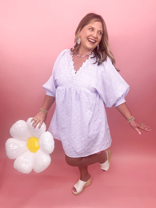 Wisteria Whisper Mini Dress