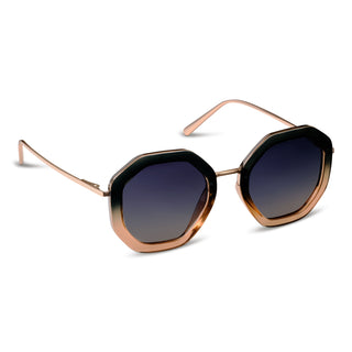 Solana Polarized Sunglasses - Black/Tan