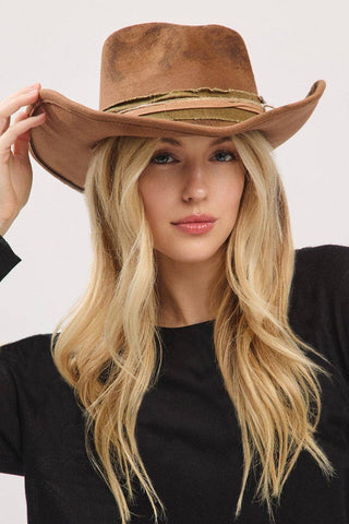 Billie 2 in 1 Rustic Cowgirl/Fedora Hat
